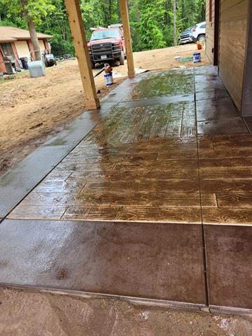 stamped concrete pierz mn